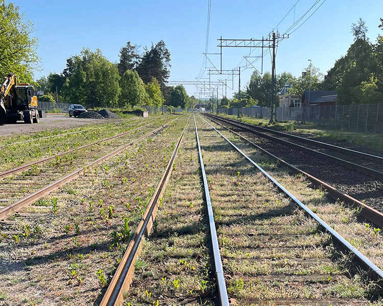 Spår- och växelbyte i Bromölla